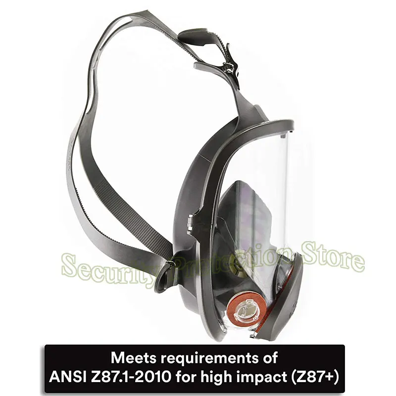 6800 Full Facepiece Reusable Respirator Mask Anti-fog Mask with 6pcs 2078 Filters for Paint/Against Dust/ Chemicals/Formaldehyde - Image 4