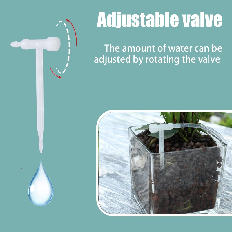 Garden Adjustable valve Drip Irrigation Kit Potted Plant Watering Device 4/7mmHose Watering Saving Micro Dripper Greenhouse - Image 3