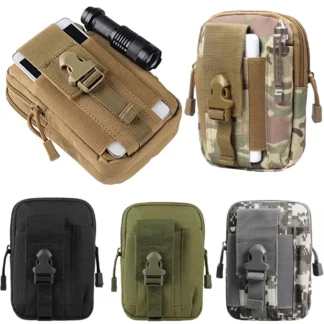 Tactical Waist Bag Outdoor Hunting Molle Bag EDC Pack Multifunction Men Sport Hiking Hunting Working Tools Mobile Phone Pouch