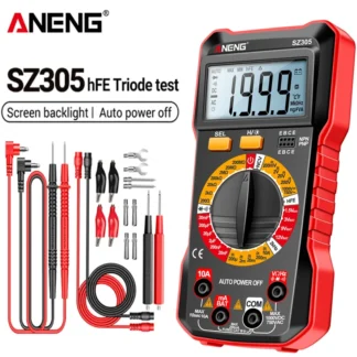 ANENG SZ305 Digital Multimeter Professional AC/DC Voltage Ammeter Capacitor hFE Triode NCV Voltage Induction Electrician Tester