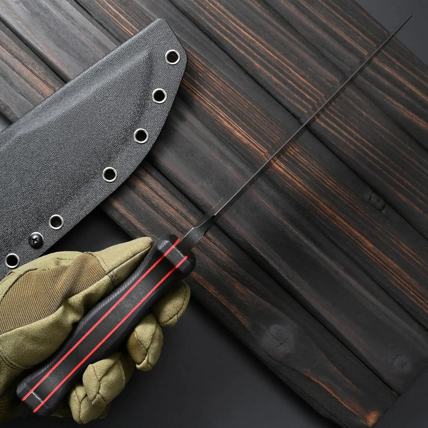 Sitivien ST28 Fixed Blade Knife 7MM Thick N690 Stainless Steel Blade G10 Handle Full Tang EDC Tool Knifes for Outdoor Work Camp - Image 6