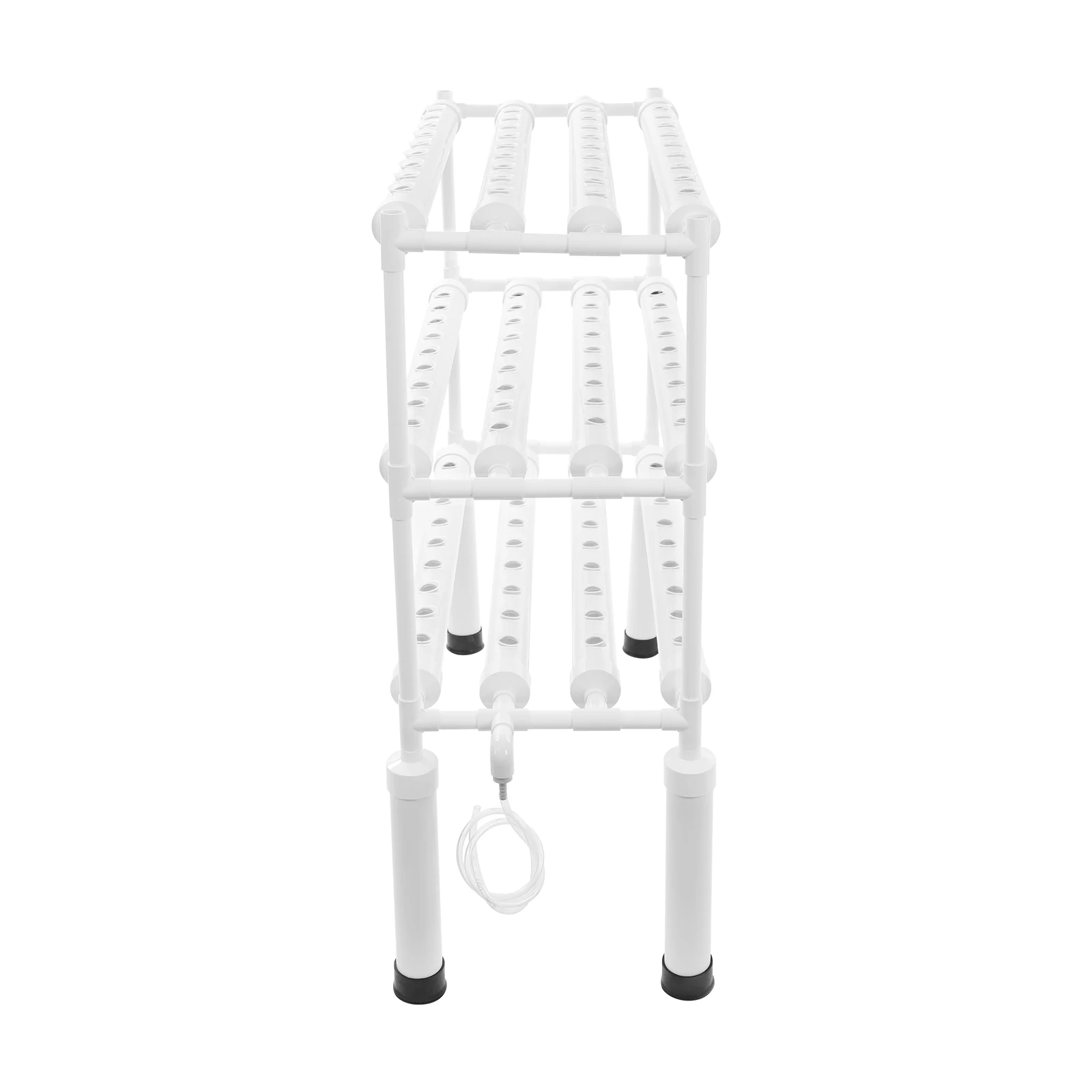 108-Hole Hydroponic Growing Kit, 3-Tier Vertical Hydroponic Rack, Hydroponics Growing System Kit with Water Pump & Timer, White - Image 5