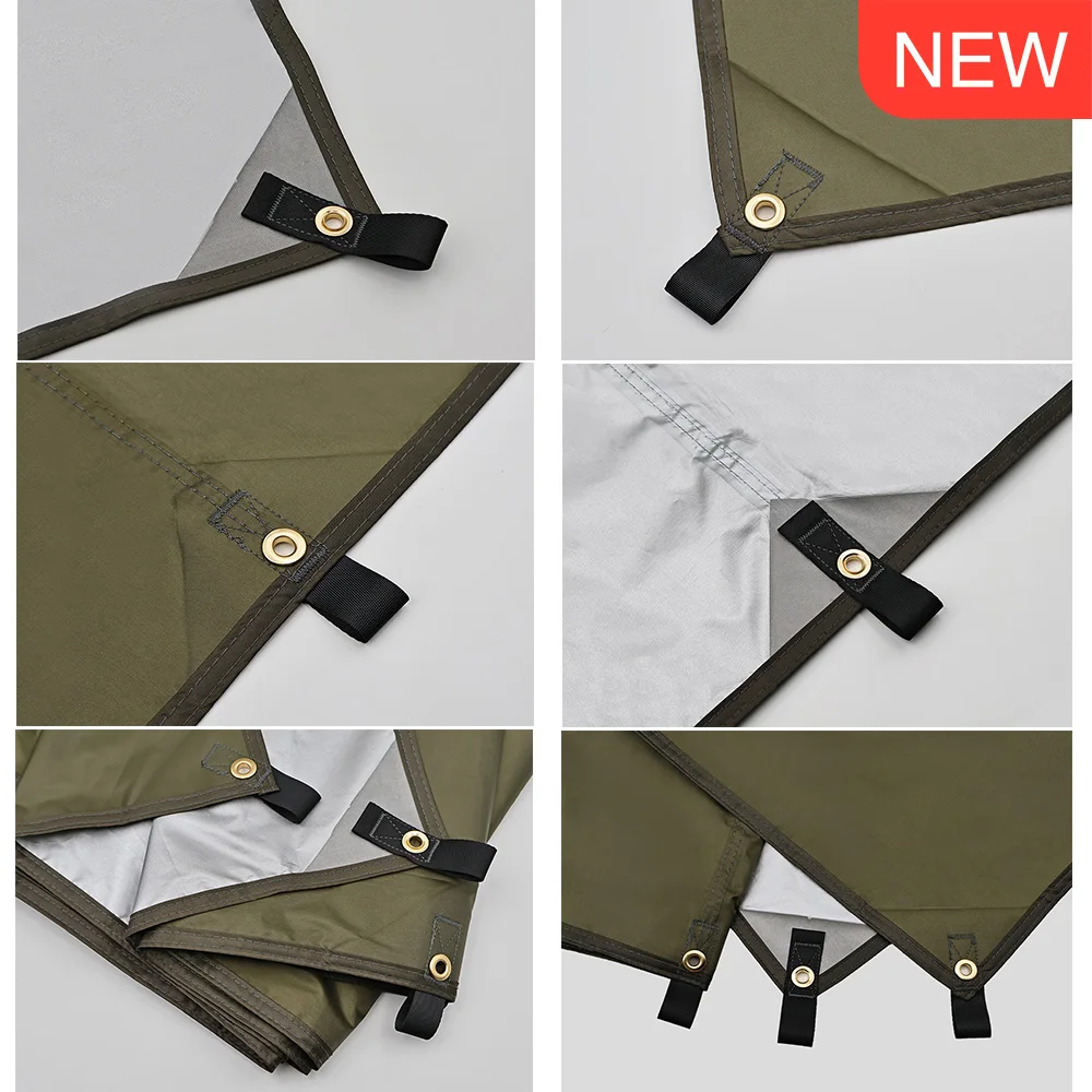 Camping Tarp Waterproof Tent Tourist Awning Shade Garden Canopy Beach Sunshade Outdoor Ultralight Sun Shelter Hiking Backpacking - Image 3