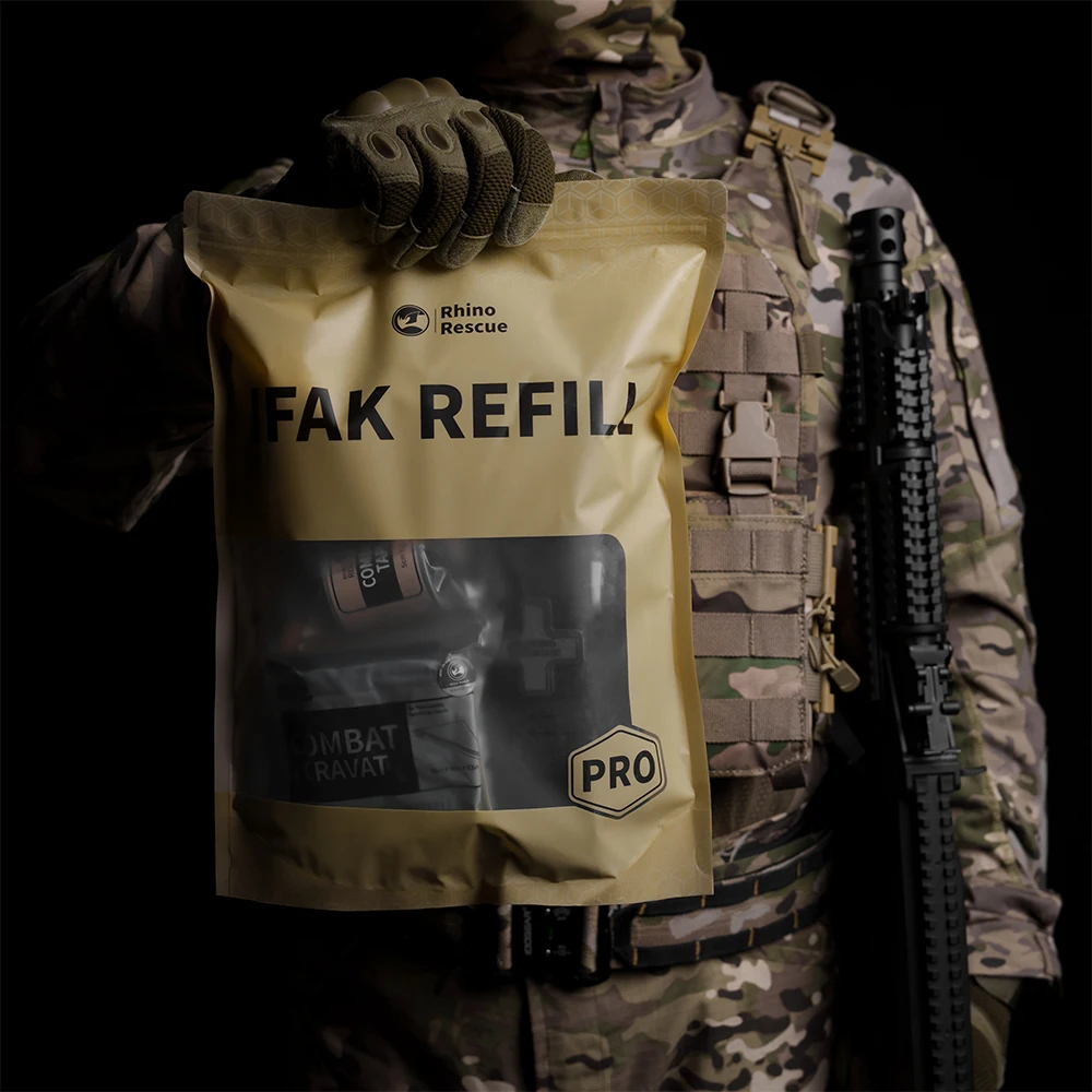 Rhino Rescue Trauma Kit,Combat Survival Gear Medical Kit,Tactical for Emergency First Aid, IFAK Refill Supplies - Image 3