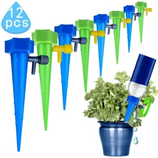 36/12/6pcs Auto Drip Irrigation Watering System Dripper Spike Kits Garden Household Plant Flower Automatic Waterer Tools