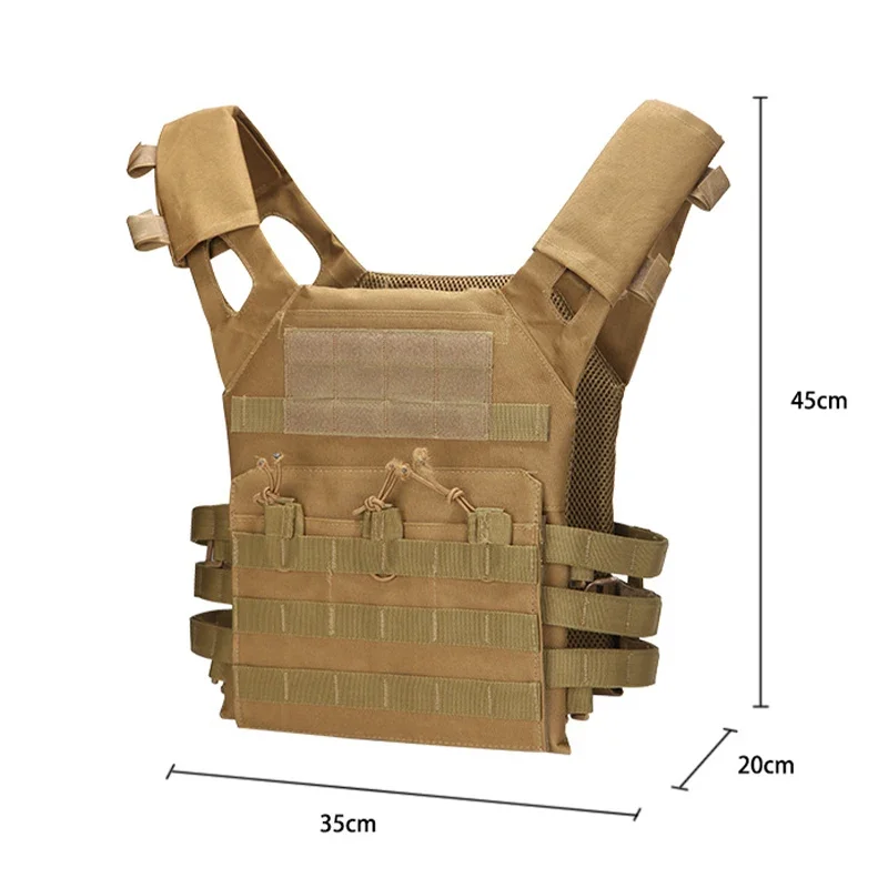 Outdoor color bullet air gun vest JPC vest tactical Molle Plate carrier vest hunting bulletproof vest military equipment - Image 2