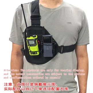 Walkie talkie tactical bag dedicated chest backpack commander outdoor equipment multifunctional backpack for Baofeng UV-5R UV-6R