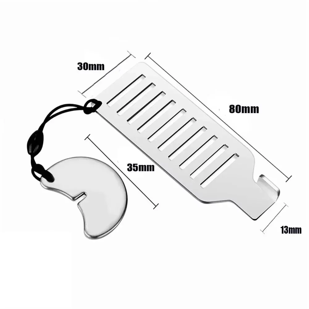 Safety Anti-theft Door Blocker Portable 8cm Stainless Steel Safe Security Tool For Home Privacy Hotel Travel Door Lock Stopper - Image 4