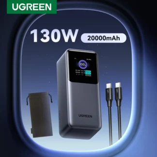 UGREEN Nexode 130W 20000mAh Power Bank Portable PD External Battery PowerBank for Laptop Notebook Fast Charge