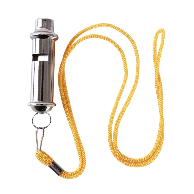Stainless Steel Whistle Outdoor Emergency Life-saving Whistles Traffic Command Training Sports High-frequency Whistle Referee - Image 6