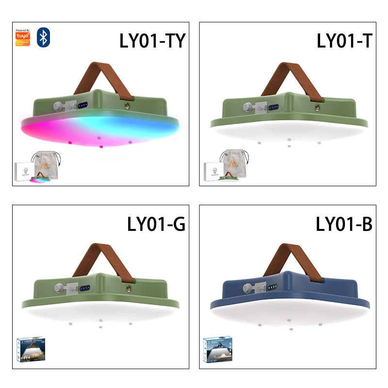 MOSLIGHTING Camping Lantern 80W 7500K Torch Flashlight Rechargeable LED Light 4 Light Modes For Outdoor Hiking Emergency Lamps - Image 6