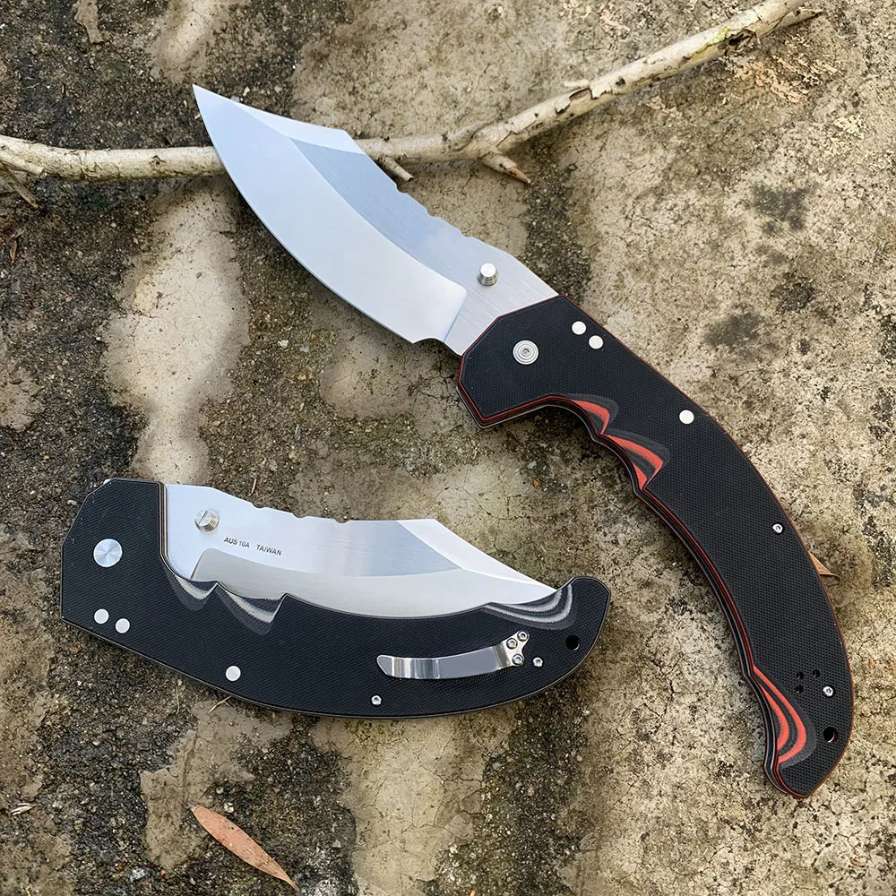 Mayhem Tactical Folding Knife Military Combat Hunting Knife AUS10A Blade Outdoor Portable Camping Survival Knives Jackknife - Image 2