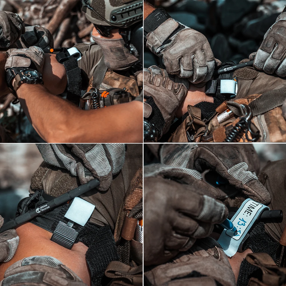 Rhino Rescue Trauma Kit,Combat Survival Gear Medical Kit,Tactical for Emergency First Aid, IFAK Refill Supplies - Image 4