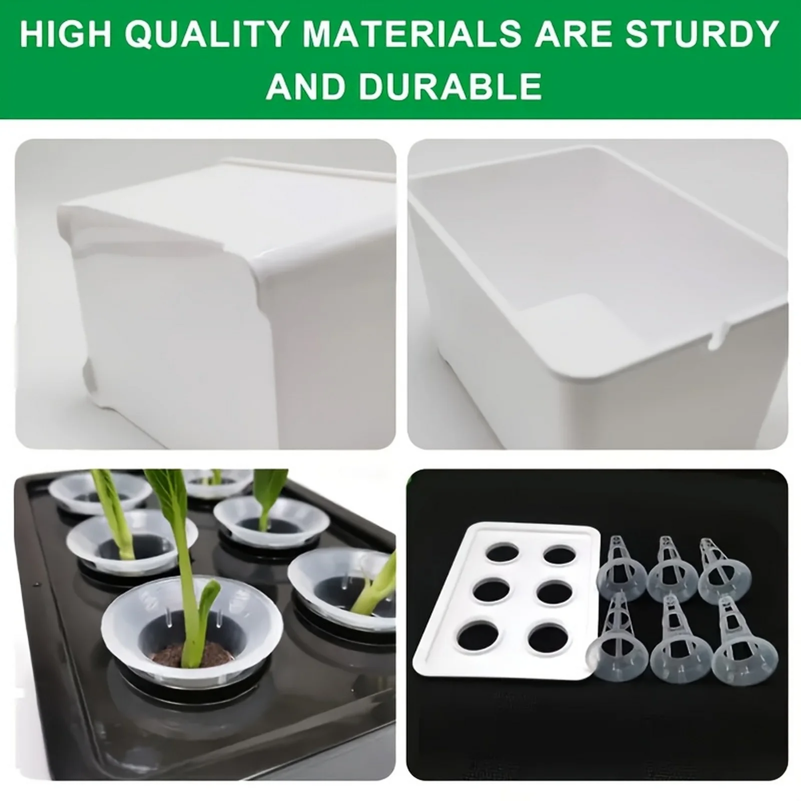 Gardening Nursery Pots Indoor Hydroponics Grower Kit Universal Hydroponic System Planting Container Gifts - Image 3