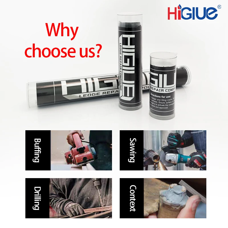 Permanent Bond Epoxy Clay Resin Repair Putty Stick,for repairing leaks, cracks, sand holes, defects, and fractures - Image 4