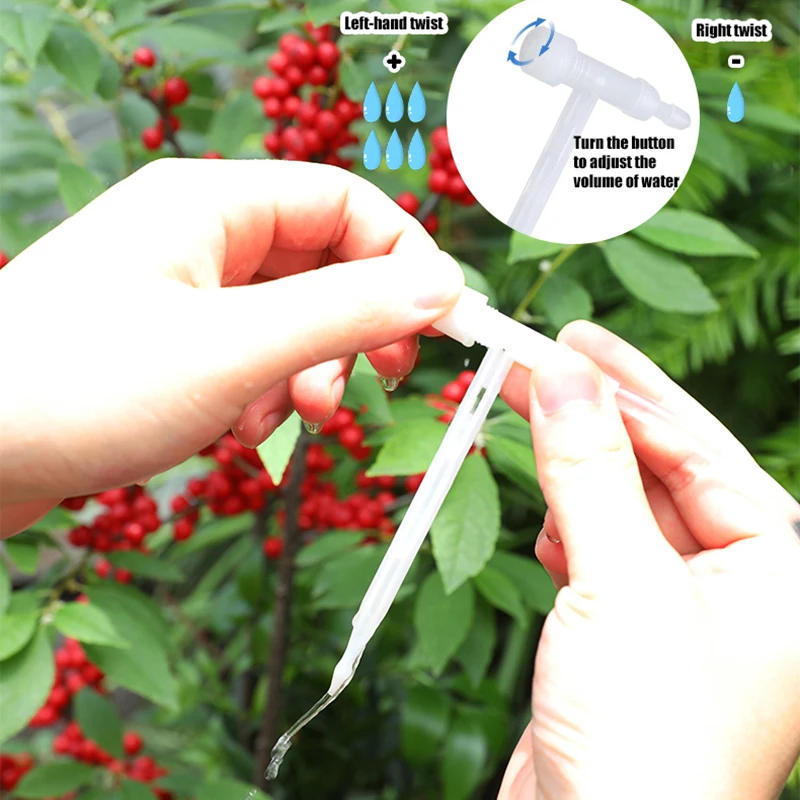 Garden Adjustable valve Drip Irrigation Kit Potted Plant Watering Device 4/7mmHose Watering Saving Micro Dripper Greenhouse - Image 2