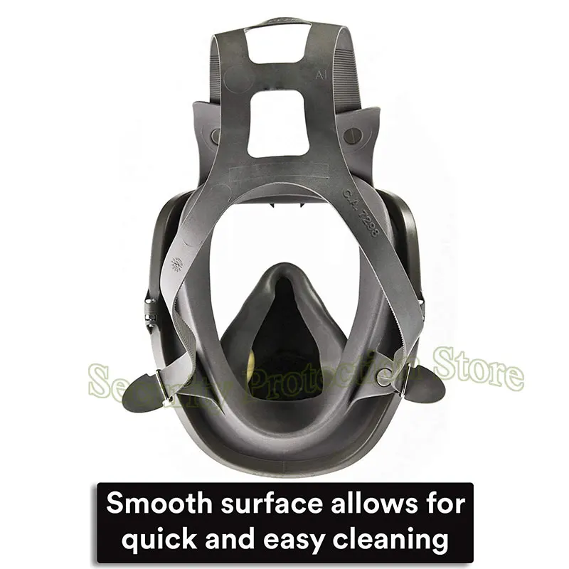 6800 Full Facepiece Reusable Respirator Mask Anti-fog Mask with 6pcs 2078 Filters for Paint/Against Dust/ Chemicals/Formaldehyde - Image 5
