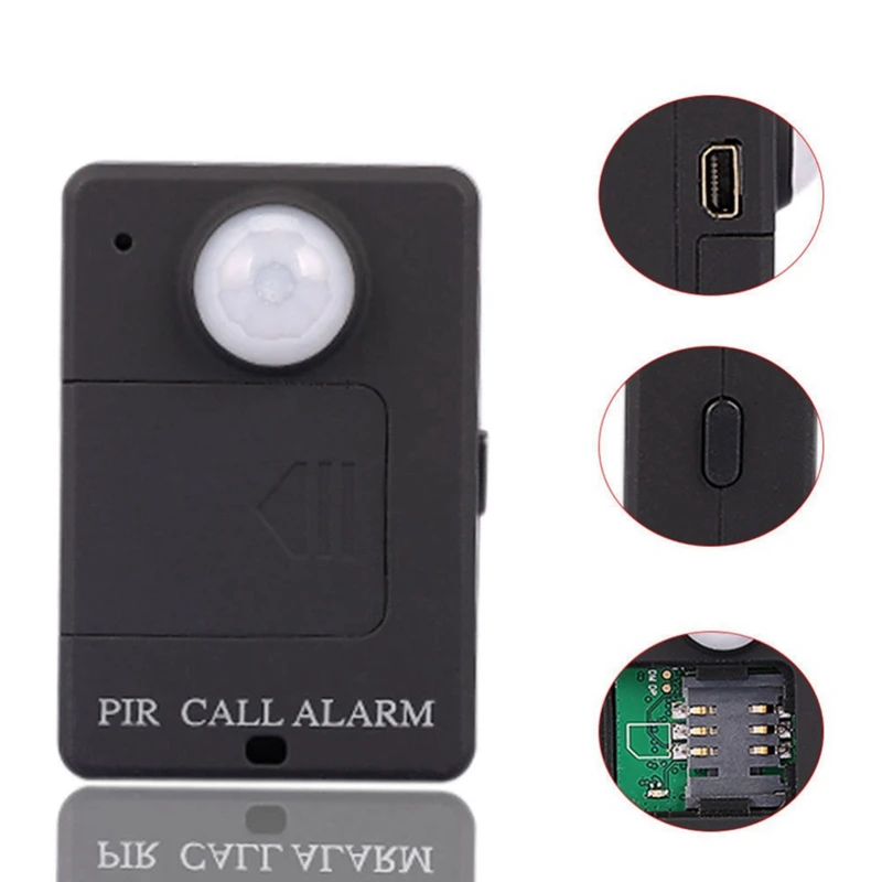 Mini GSM PIR Alarm Motion Sensor Alarm Infrared Wireless GSM Alarm Anti-Theft Motion Detector - Image 6