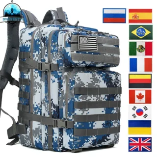 30L/50L Women Men Backpack Sport Trekking Hunting Nylon Rucksack Military Hiking Bag Navy Blue Pink Camouflage Tactical Backpack
