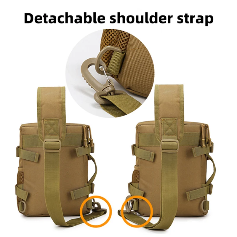 Tactical Camping Chest Bag Outdoor Hiking Trekking Fishing Cycling Pack Portable Travel Sports Luggage Rucksack Fanny Pack - Image 5