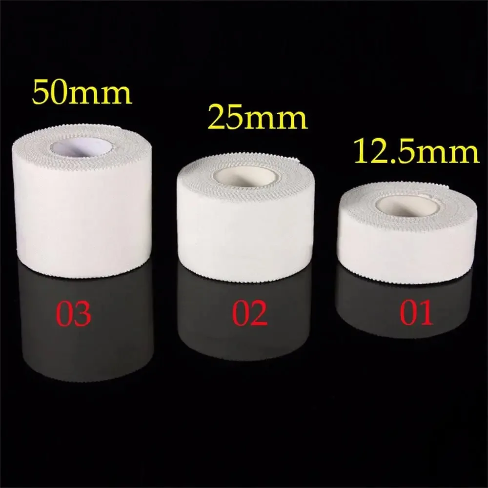 1PC Medical Waterproof Cotton White Premium Adhesive Tape Sport Binding Physio Muscle Elastic Bandage Strain Injury Care Support - Image 3