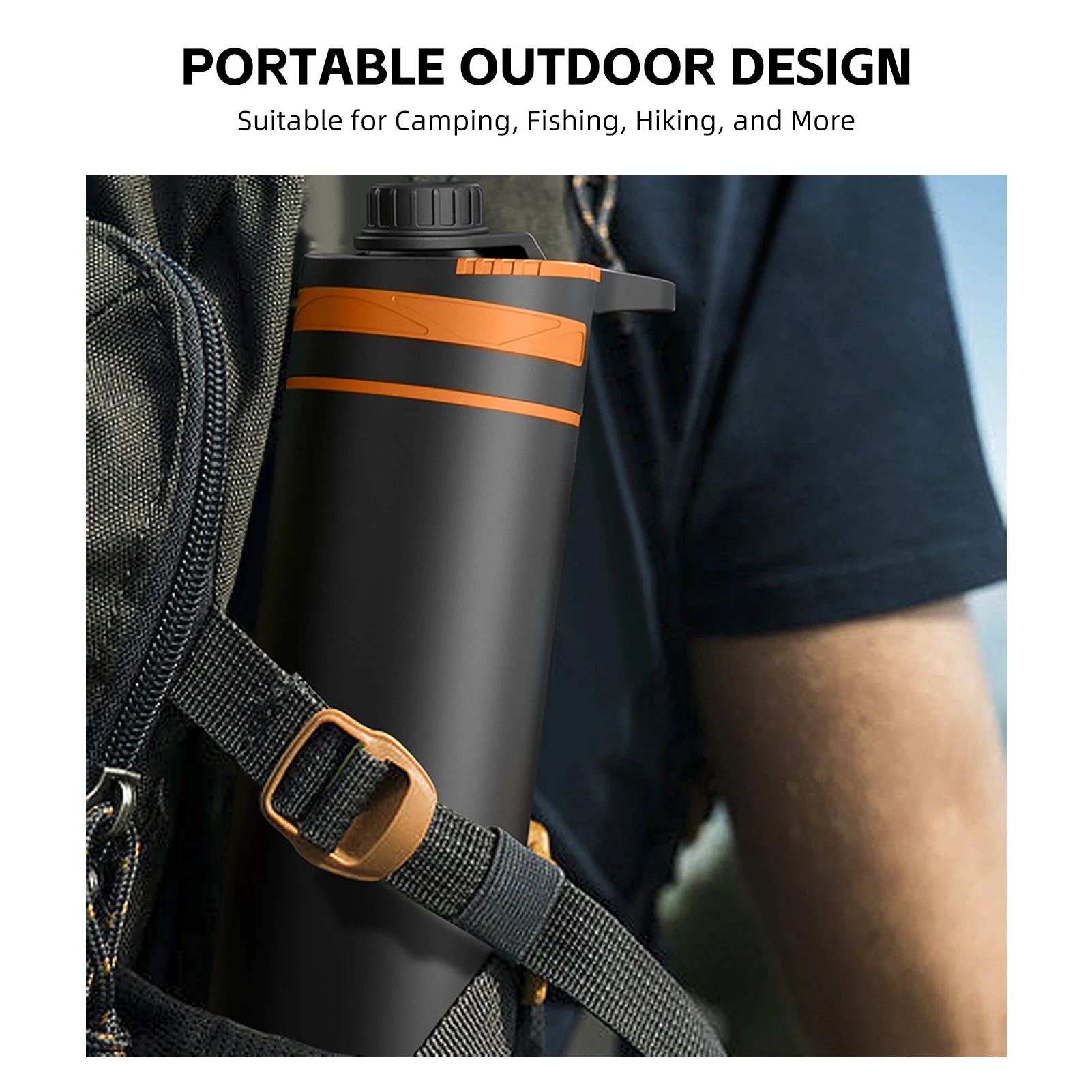 1L Clearly Filtered Water Bottle Ultra-Fine Filter Portable Outdoor Water Purifier for Hiking Camping Travel Water Filter Bottle - Image 5