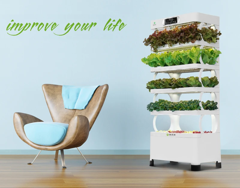 Microgreens and Vertical Complete Hydroponic System Easy Cultivation with Soilless Garden Planter Smart Led Grow Light - Image 3