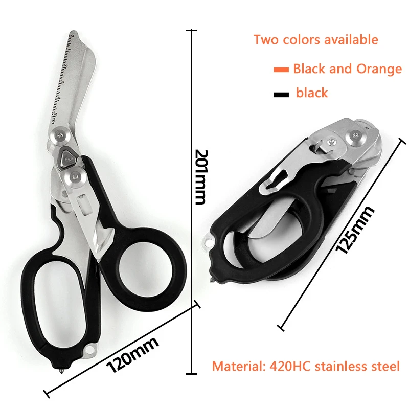Tactical Multifunction Scissor For Leatherman Raptors First Aid Expert Folding Scissors Outdoor Survival Tool Combination Gadget - Image 3