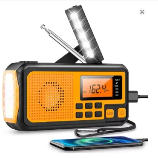 Emergency Solar Radio Hand Crank Charging AM/FM SW Dynamo Survival