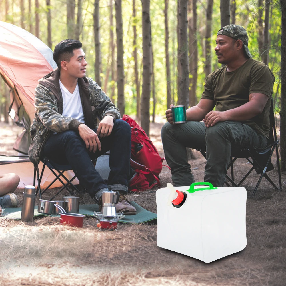 5L/10L/15L/20L Outdoor Water Bag Large Capacity Water Storage Bucket Folding Water Container Kettle for Camping Cooking Picnic - Image 2