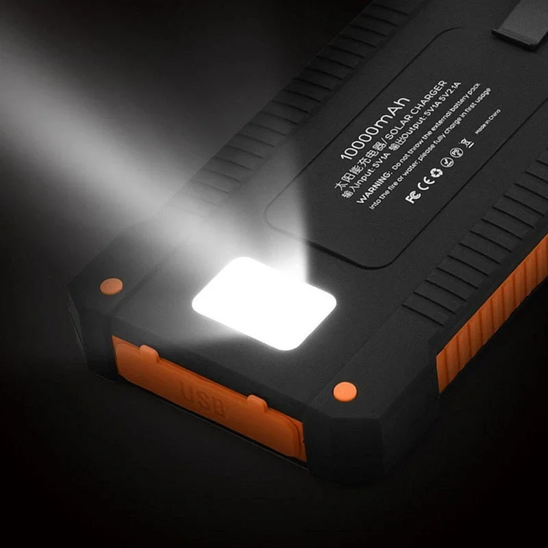 Lenovo 500000mAh Solar Power Bank Large Capacity Super Fast Charging Outdoor Portable External Battery for iPhone Huawei Samsung - Image 4