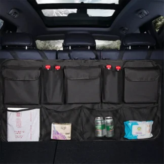 Car Trunk Hanging Storage Bag Back Seat Universal Large Capacity Oxford Waterproof Multi-pocket Car Trunk Storage Bag Organizer