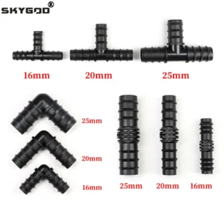 2~50pcs Pagoda Water Connector Plastics 16/20/25mm PE Pipe Tubing Hose Fitting for Garden Micro Drip Irrigation Accessory