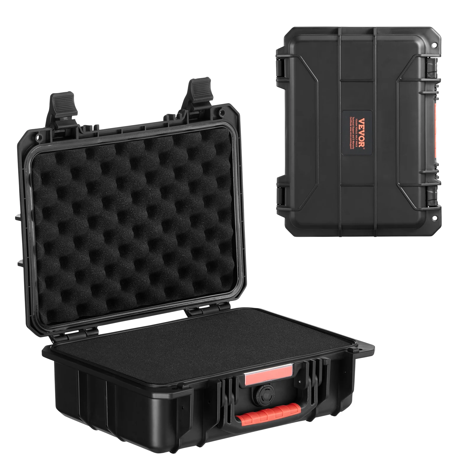 VEVOR IP67 Weatherproof Hard Case Heavy Duty Protective Case with Pre-cut Foam and Handles for Travel Hunting Military Cameras