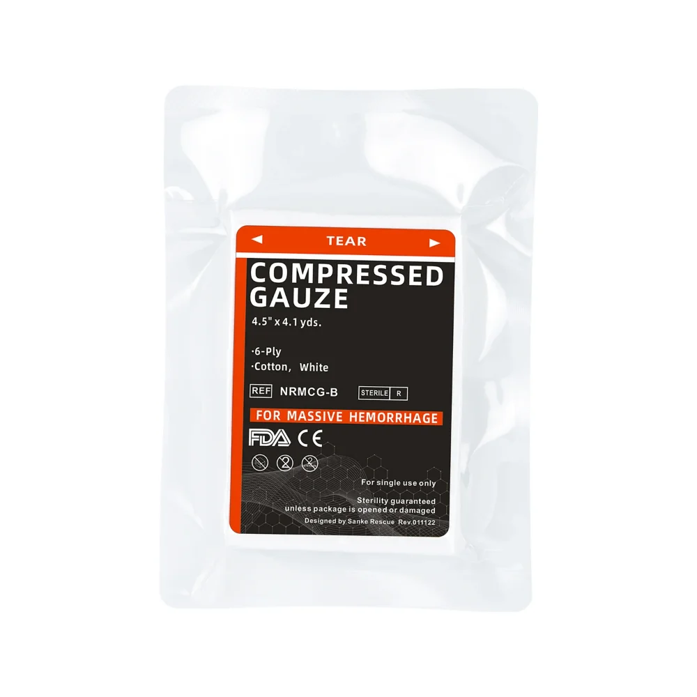 1Pc Medical Z-fold Sterile Compressed Gauze Vacuum-Sealed First Aid Gauze Pads Ideal for Wound Care and Emergency Kits - Image 2