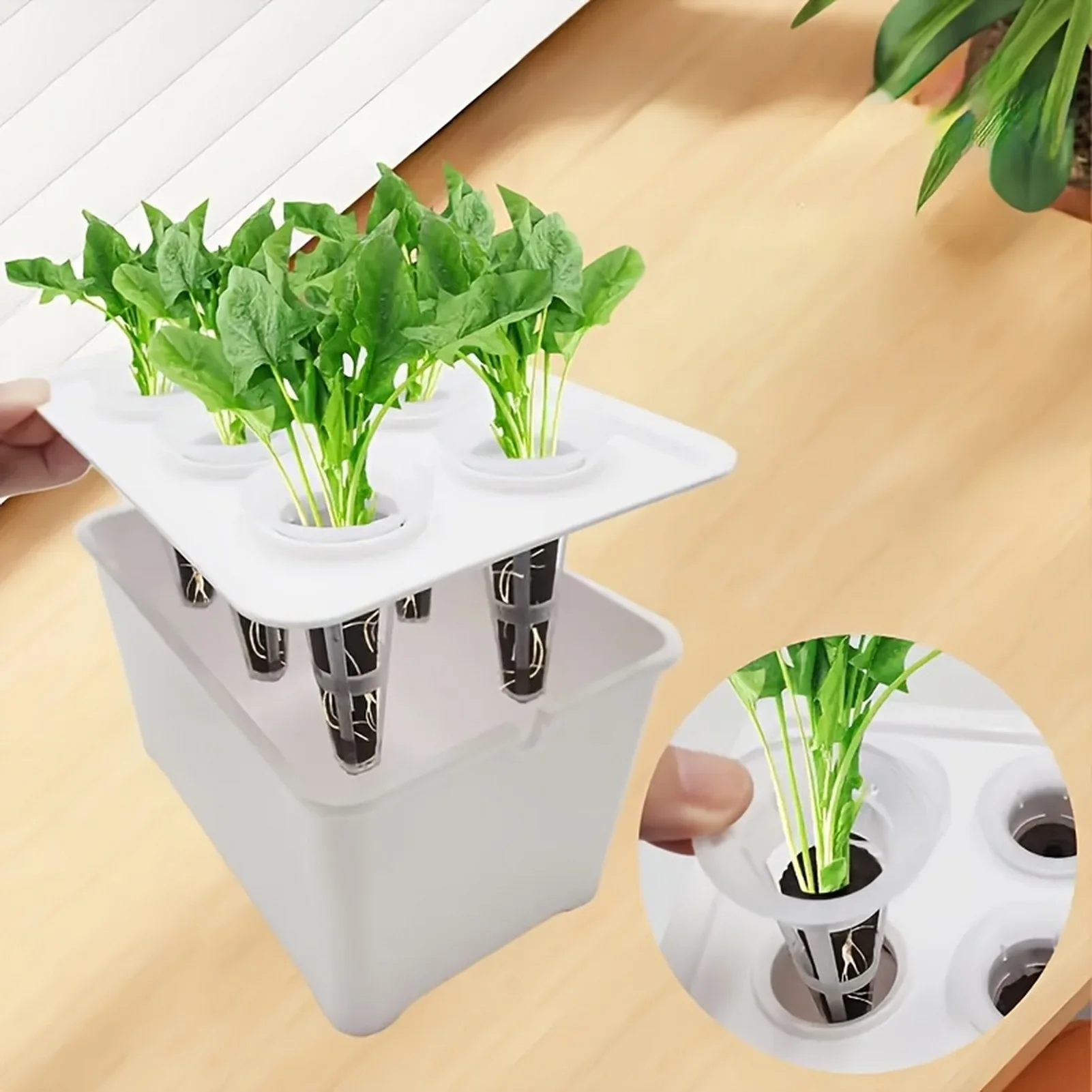 Gardening Nursery Pots Indoor Hydroponics Grower Kit Universal Hydroponic System Planting Container Gifts - Image 2