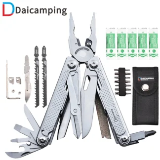 Daicamping DL30 Multitool Diy Multi Tool Folding Multi-tool Knife Scissor Clamp EDC Gear Manual Hand Tools Multifunctional Plier