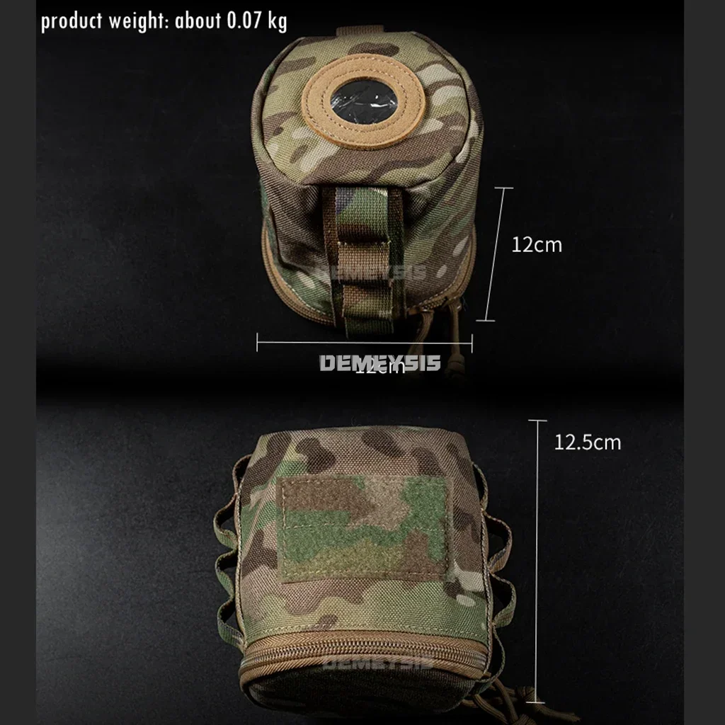 Portable Toilet Roll Paper Bag Toilet Roll Holder Molle Pouch Hiking Tissue Paper Bags Outdoor Hiking Tool - Image 4