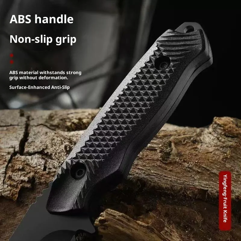 Outdoor Tactical Knife Personal Defense Sharp Diving Utility Knife High Hardness Integrated Dragon Bone Design Survival Tool - Image 4