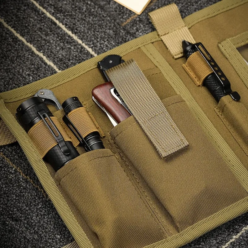 Camouflage Map Bag Waterproof Pen Pouch Notebook Case Multipurpose Storage Bag for Camping Travel Hiking - Image 4