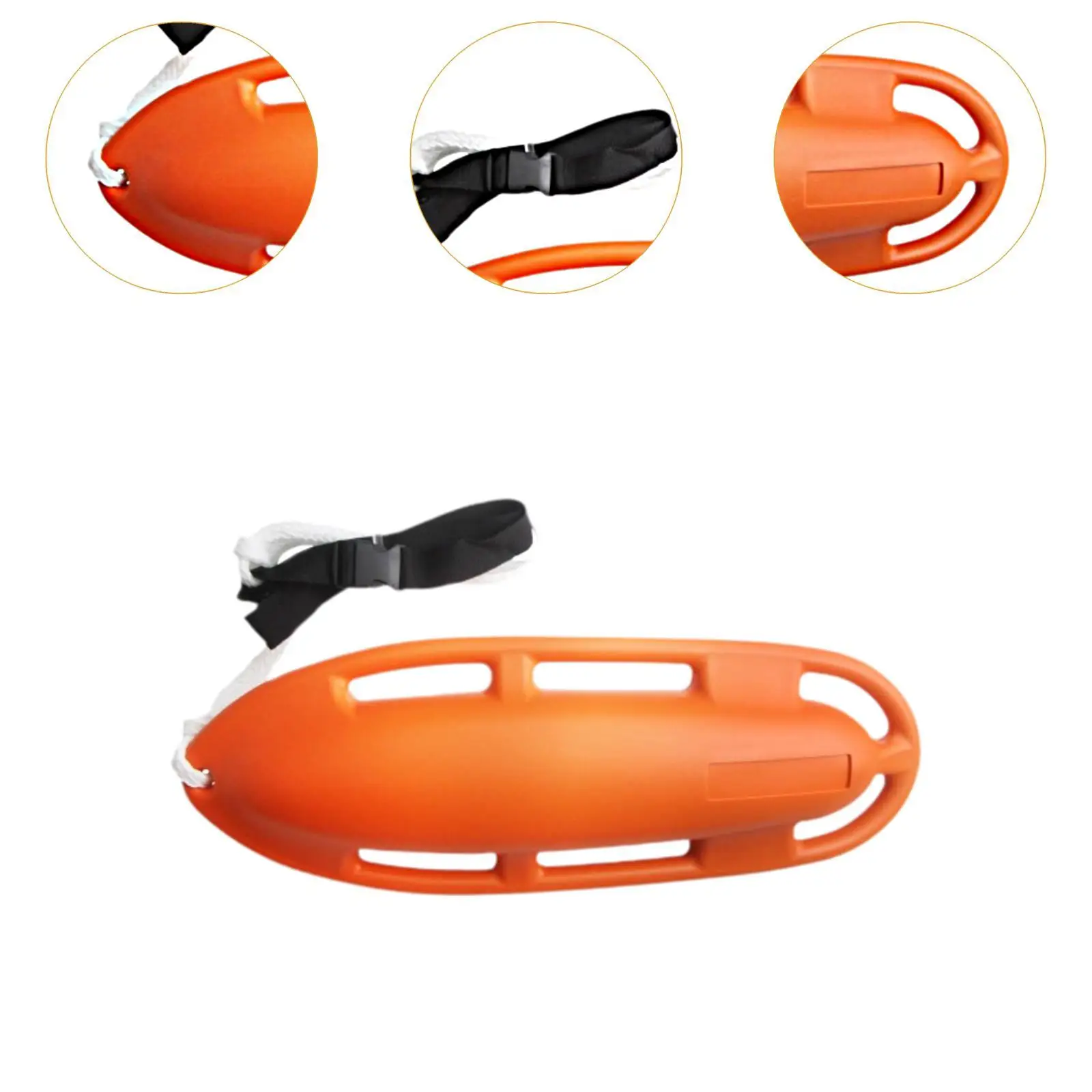 Lifeguard Rescue Can Lightweight Professional Convenient Accessory Waterproof with Adjustable Waist Belt Swimming Float 6 Handle - Image 5