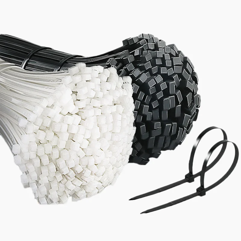 1000/100PCS Nylon Cable Ties Self-locking Cord Ties Straps Adjustable Cables Fastening plastic clamp Heat Resistant Wire Zip Tie - Image 6