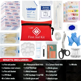 First Aid Kit 26-330 Piece All-Purpose Tactical Emergency Kit In The Car Acessories Survival Kits Camping Medical Bag