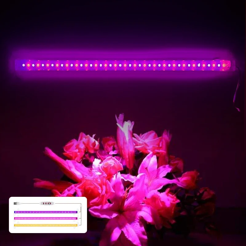 LED Full Spectrum Phyto Lamp USB 5V Grow Light Bar 30cm 1T 2T 3T 4T Plants Flowers Led Greenhouse Cultivo Hydroponic - Image 5