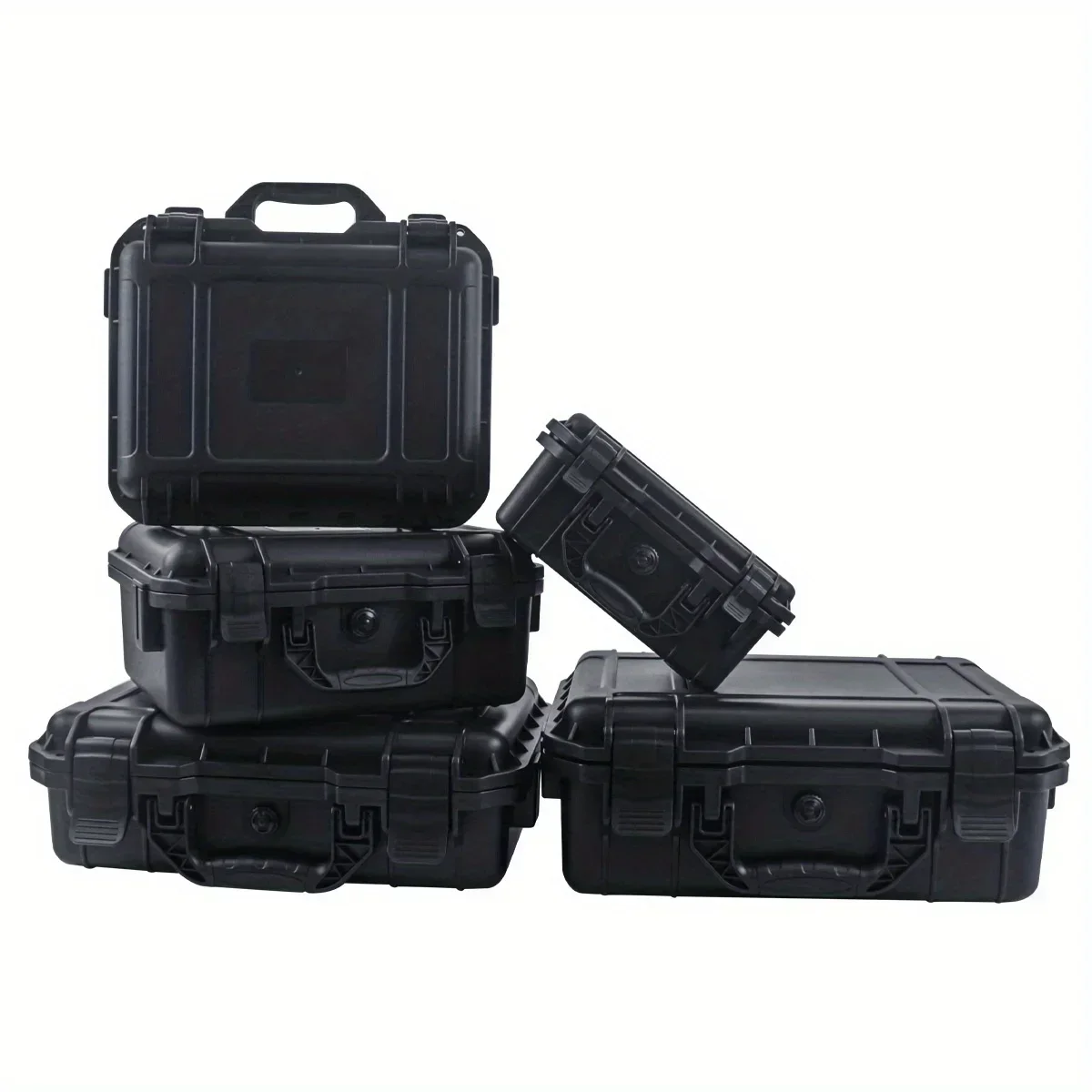 1 waterproof hard hand-held toolbox bag with pre cut sponge storage box, impact resistant unmanned driving chassis - Image 4