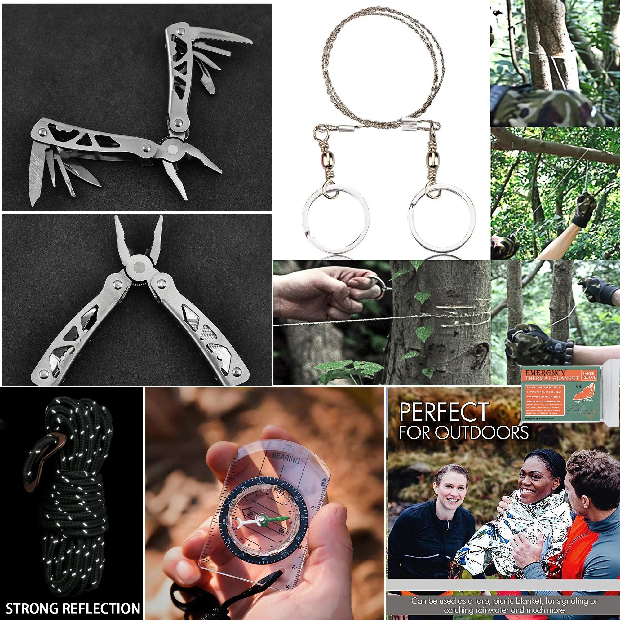 Tactical First Aid Kit In The Car Acessories Survival Kits Camping Equipments Medical Bag Self-defense EDC Pouch ifak - Image 6